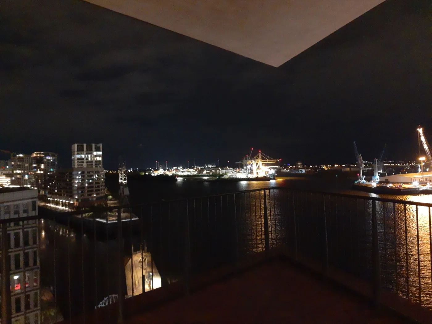 Hamburg harbour seen from the Elbphilharmonie