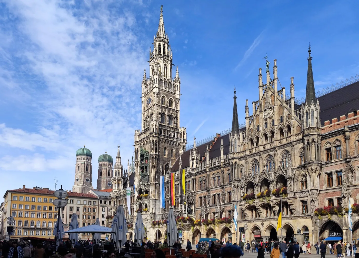 The New Town Hall on Marienplatz, Munich